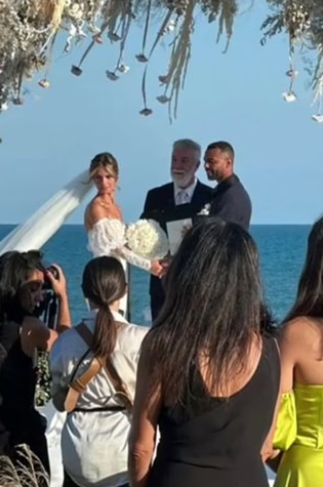 Former Footballer Ashley Cole  Marries Sharon Canuin Italy 12 years after he divorced ex-wife Cheryl