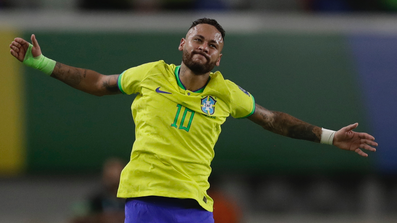 ‘I have no words’: Neymar breaks Pele’s Brazil goal-scoring record